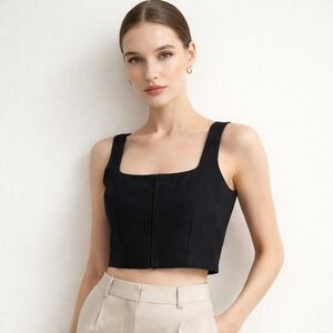 Corset style crop top